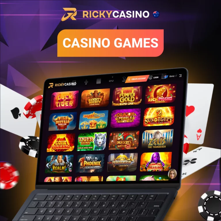 Ricky Casino game lobby