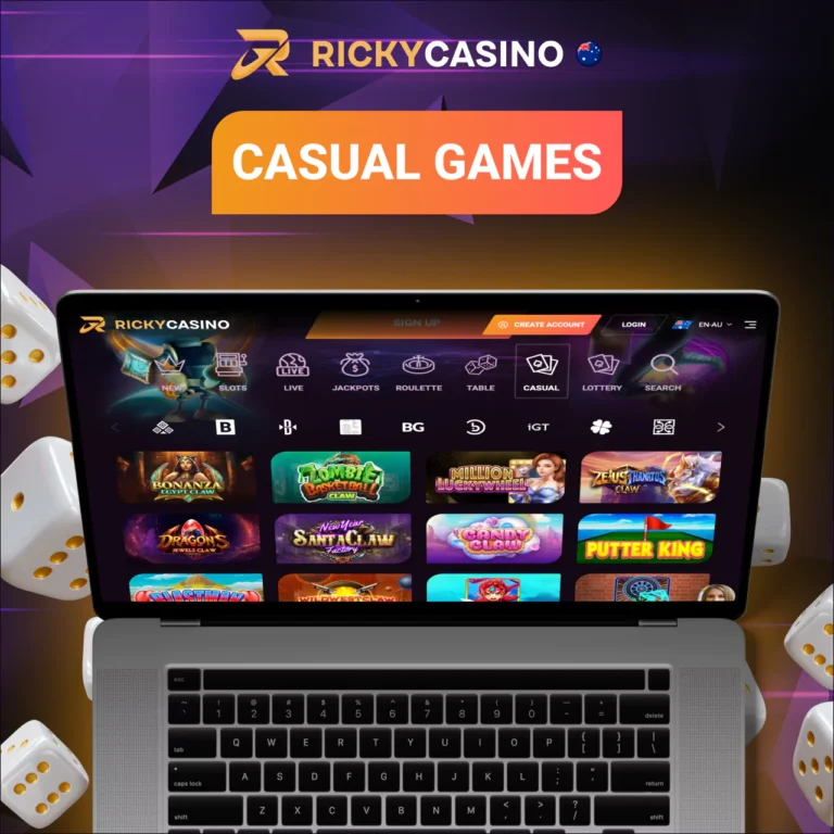 Ricky Casino casual and instant games